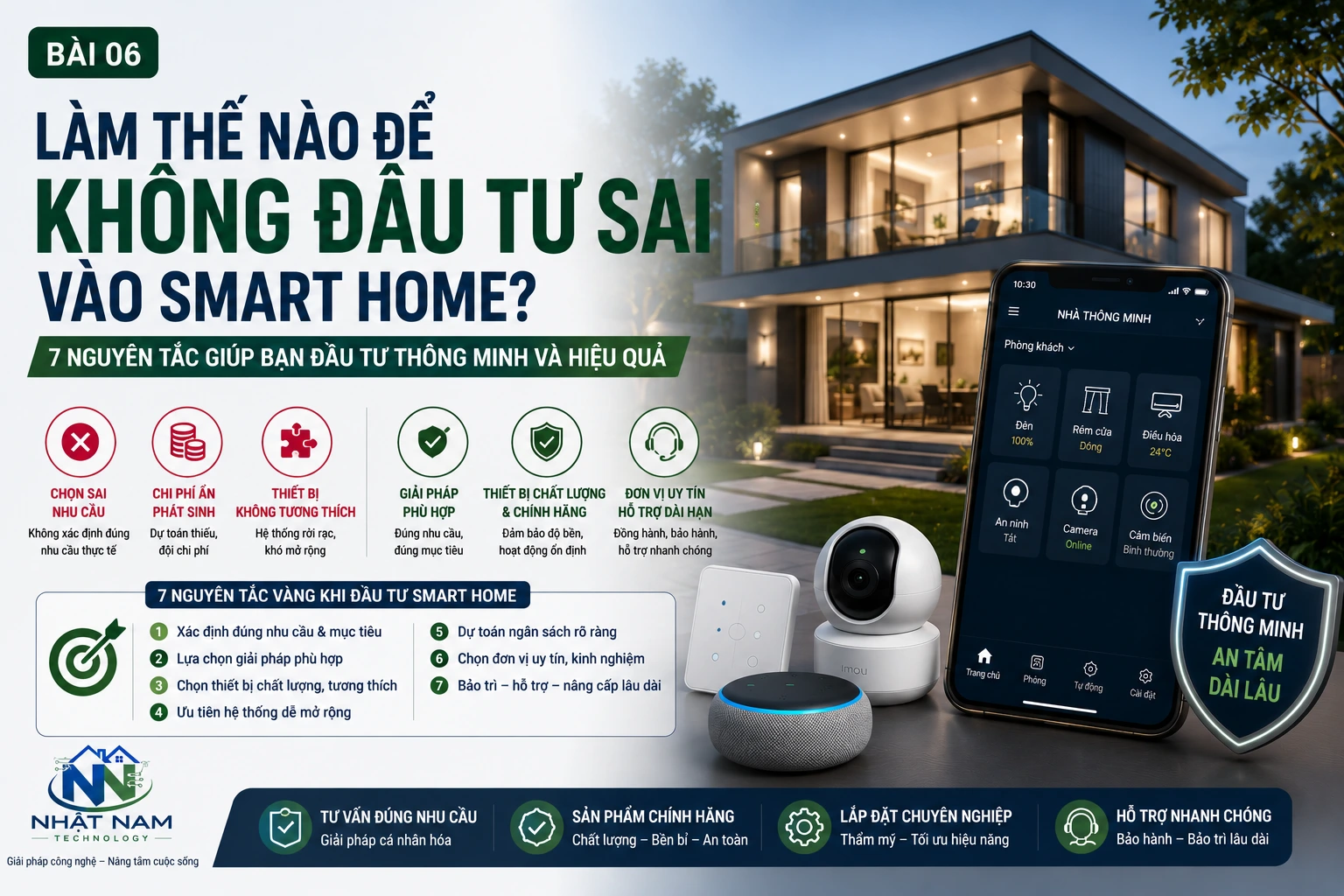 Làm thế nào để không đầu tư sai vào Smart Home?