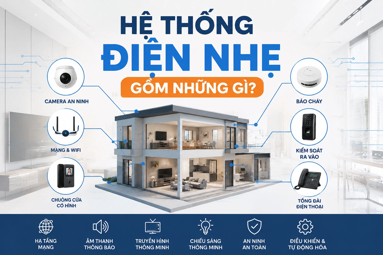 Hệ thống điện nhẹ (ELV) gồm những gì?