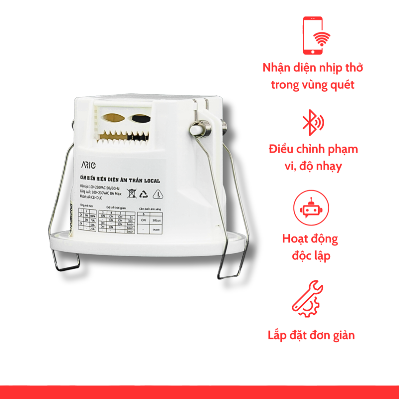 Cảm Biến Hiện Diện Âm Trần Local AR-CLHDLC