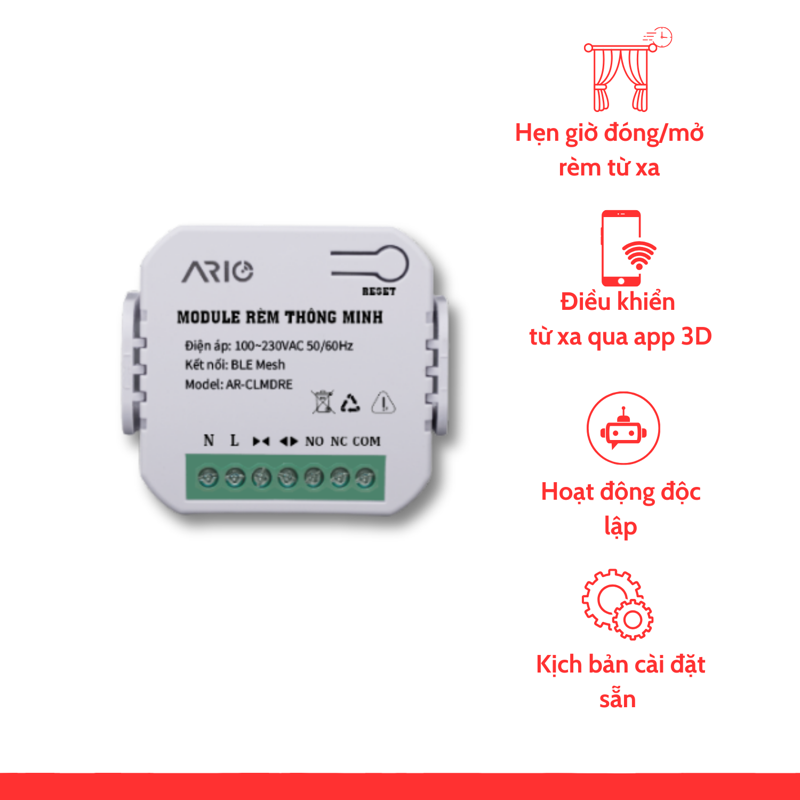 Module điều khiển rèm thông minh BLE