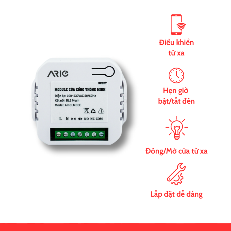 Module điều khiển cửa cuốn, cổng tự động thông minh BLE