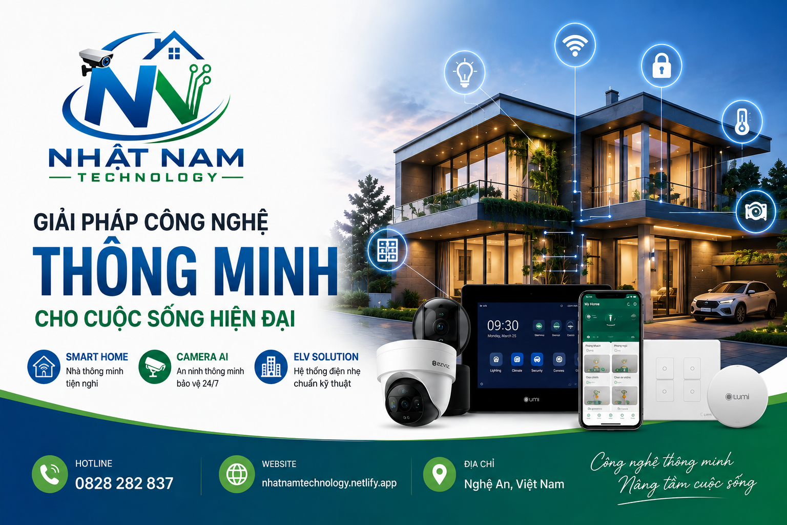Tư vấn và giải pháp Smart Home Nhật Nam Technology