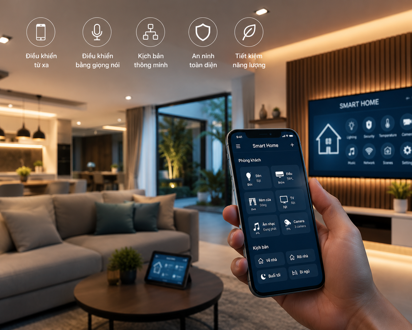 Giải pháp Smart Home Nhật Nam Technology